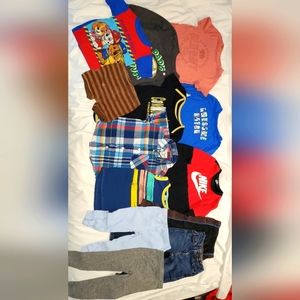 : * 13pc baby boy clothes Lot Mostly 2t , 24 Months 24m